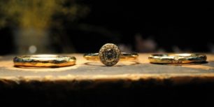18金　結婚指輪婚約指輪