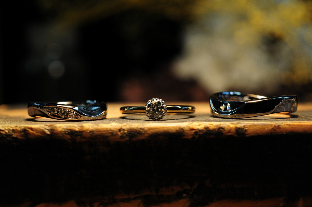 帯広旦那さんが作った婚約指輪とオーダーメイド結婚指輪
