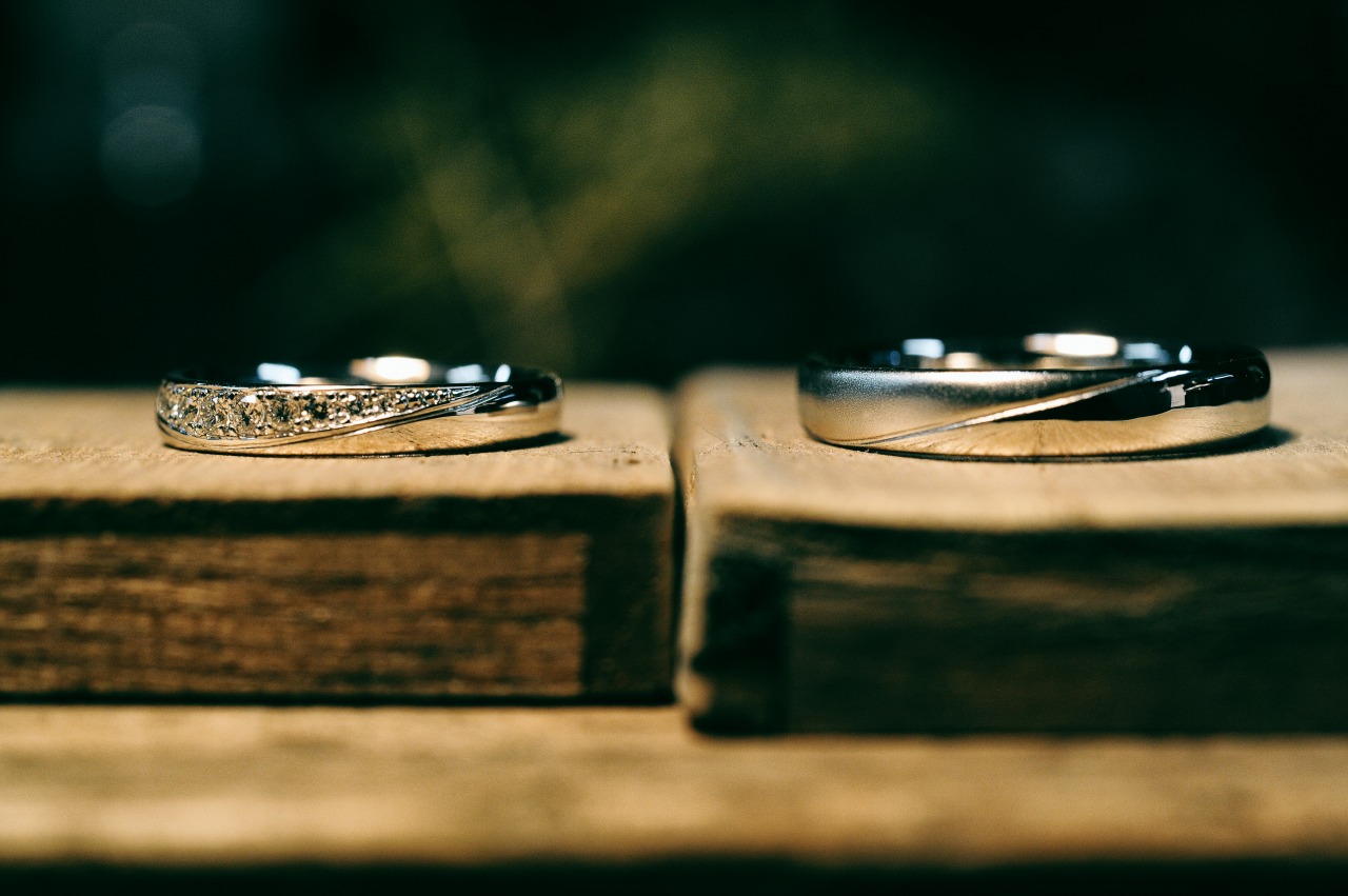 シンプルなデザインオーダー結婚指輪